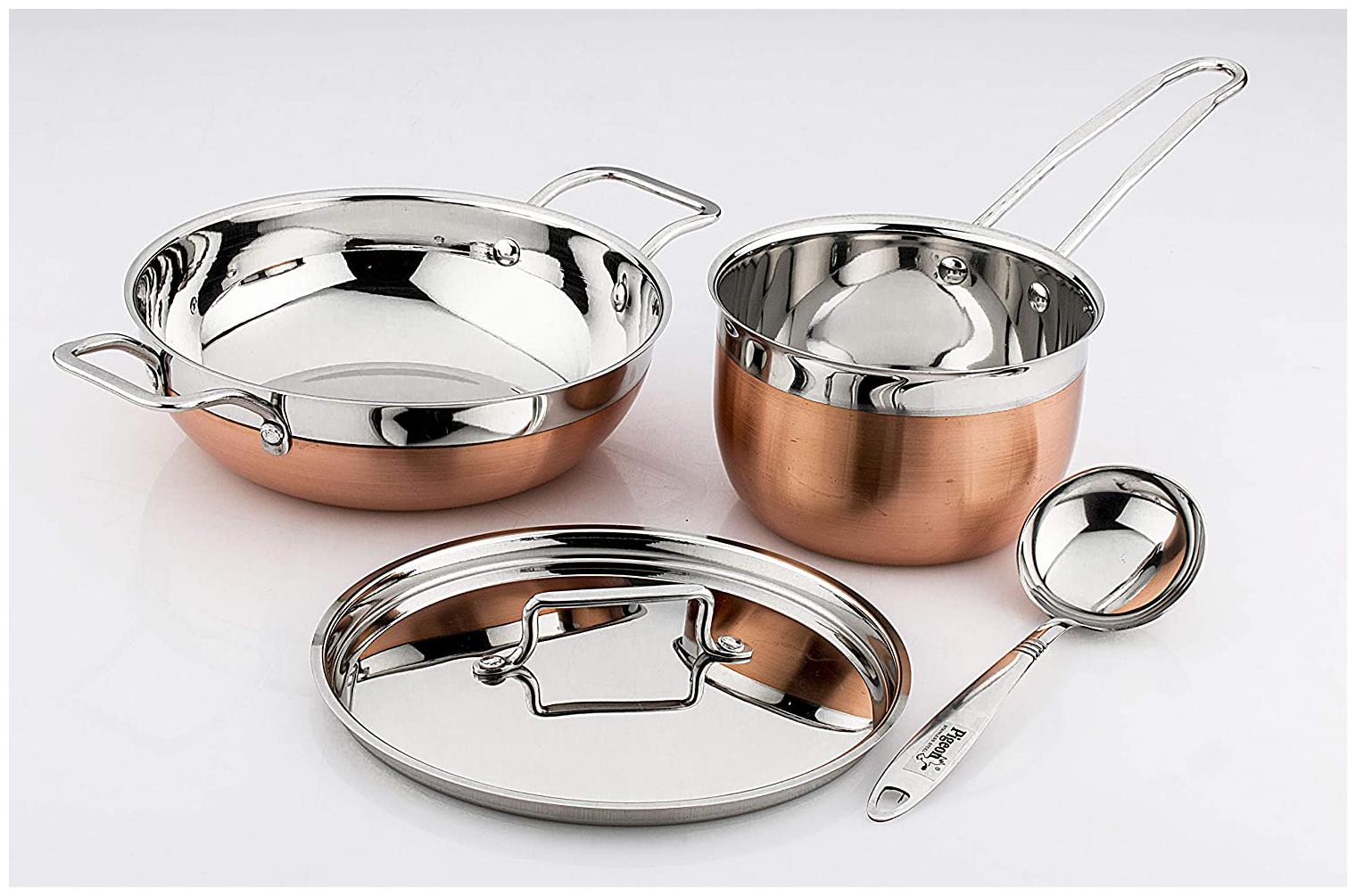 

Pigeon Neo Cookware Set 3-Pieces Silver