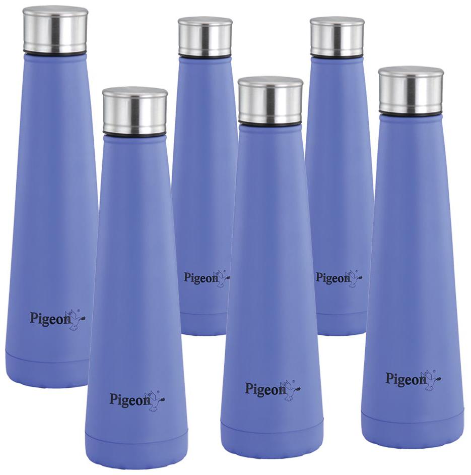 

Pigeon - Pyramid Fridge Bottle 650 ml Set Of 6 Blue