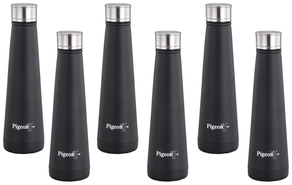 

Pigeon - Pyramid Fridge Bottle 650 ml Set Of 6 Black