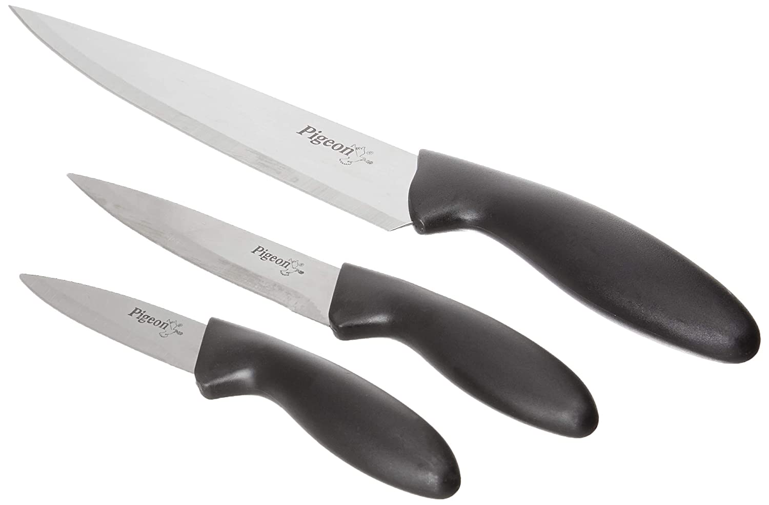 Pigeon Stainless steel Assorted Knife set Set of 3 by Raman Enterprises