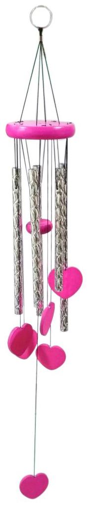 

Pink Heart 5 Pipe Wind Chime
