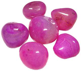 Prisha Pink Onyx Decorative Stones for Home Decor, Outdoor, vase Fillers, Aquarium,Table Decoration, Multipurpose (1 kg)