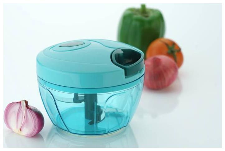 

Plastic Chopper Vegetable Cutter and Chilly Cutter Chopper 3 Stainless Steel Blade System (650 ml 1 Piece)