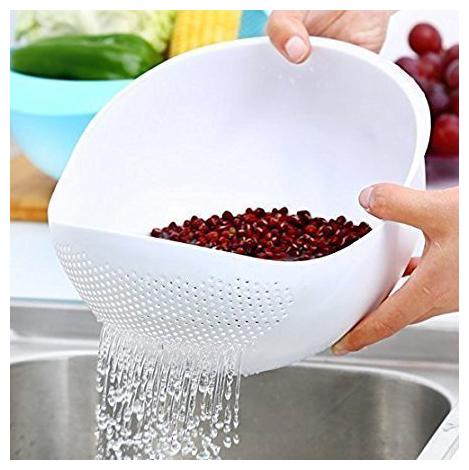 

Plastic Kitchen Tool Rice Bowl Strainer