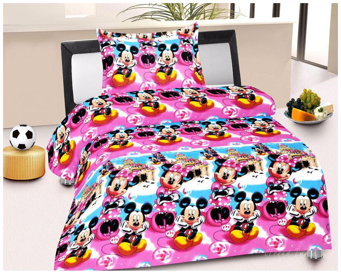 

iTrendIndia Cotton Printed Single Size Bedsheet ( 1 Bedsheet With 1 Pillow Covers Multi )