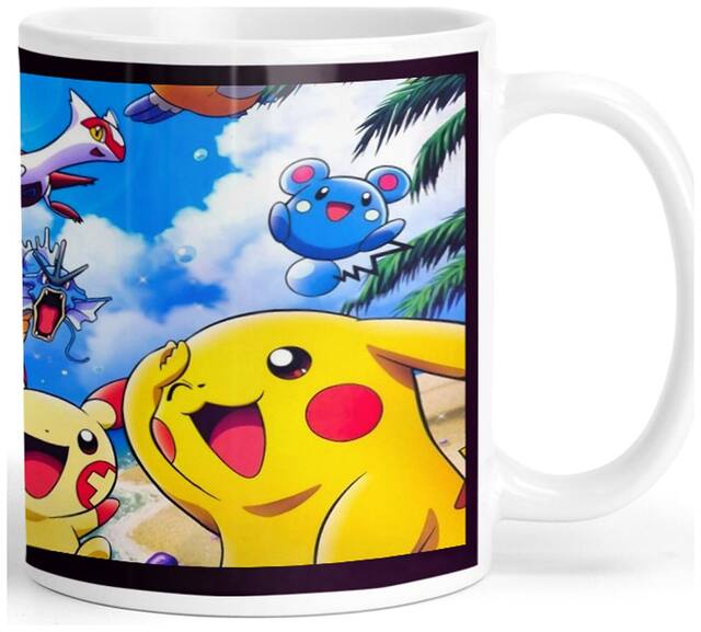 Pokemon Cartoon Coffee Mug for Friends/Birthday Gifts for Kids/Return Gifts by Ashvah-Mug-2106