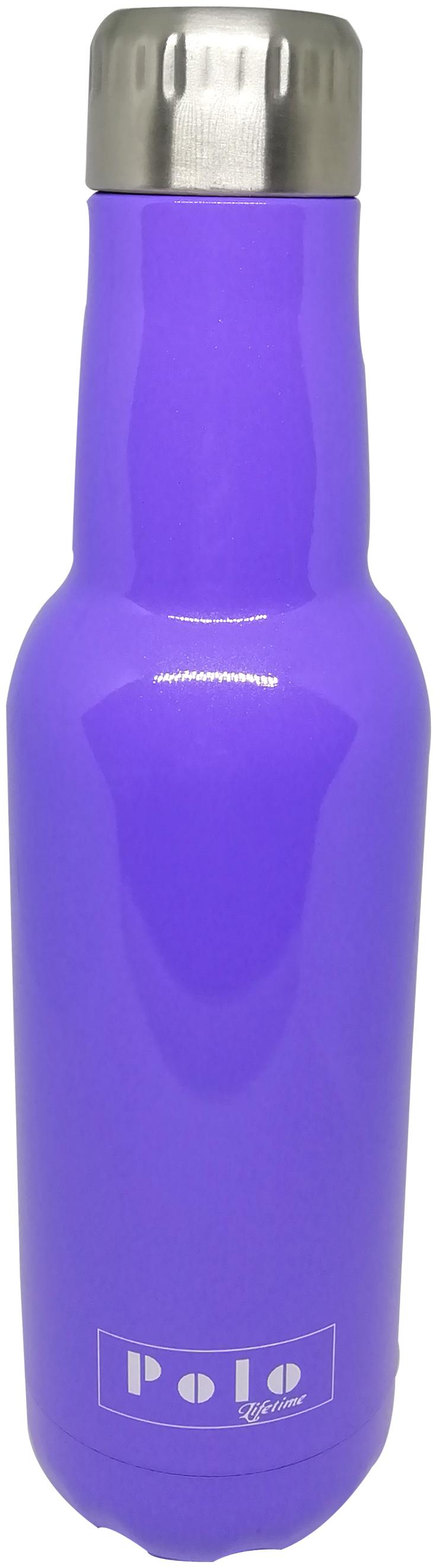 

Polo Lifetime Stainless Steel Purple Water Bottle ( 500 ml Set of 1 )