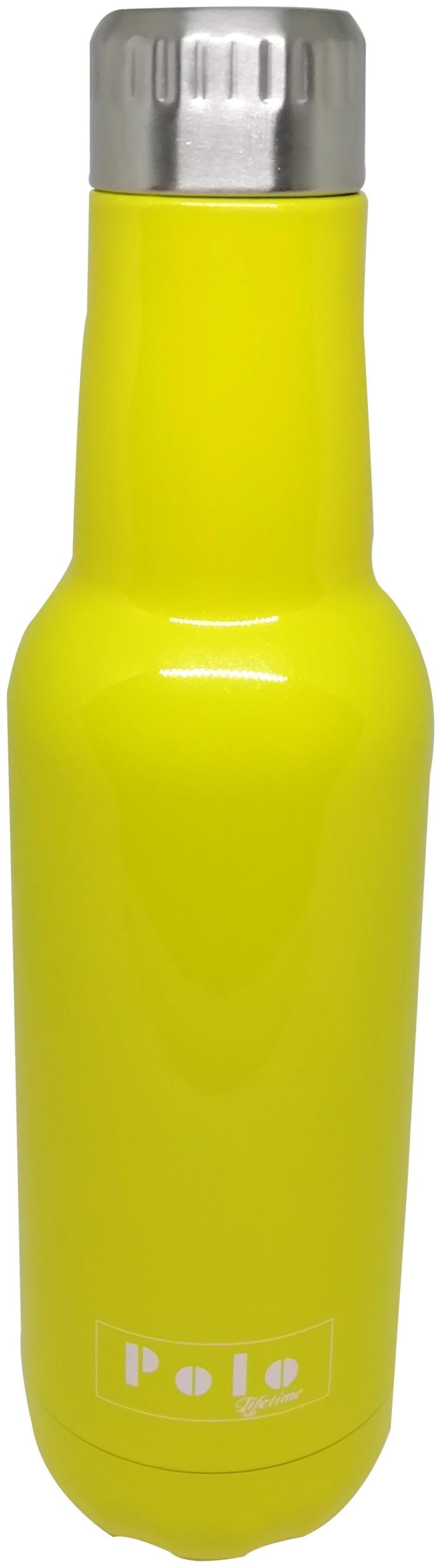 

Polo Lifetime Stainless Steel Yellow Water Bottle ( 500 ml Set of 1 )