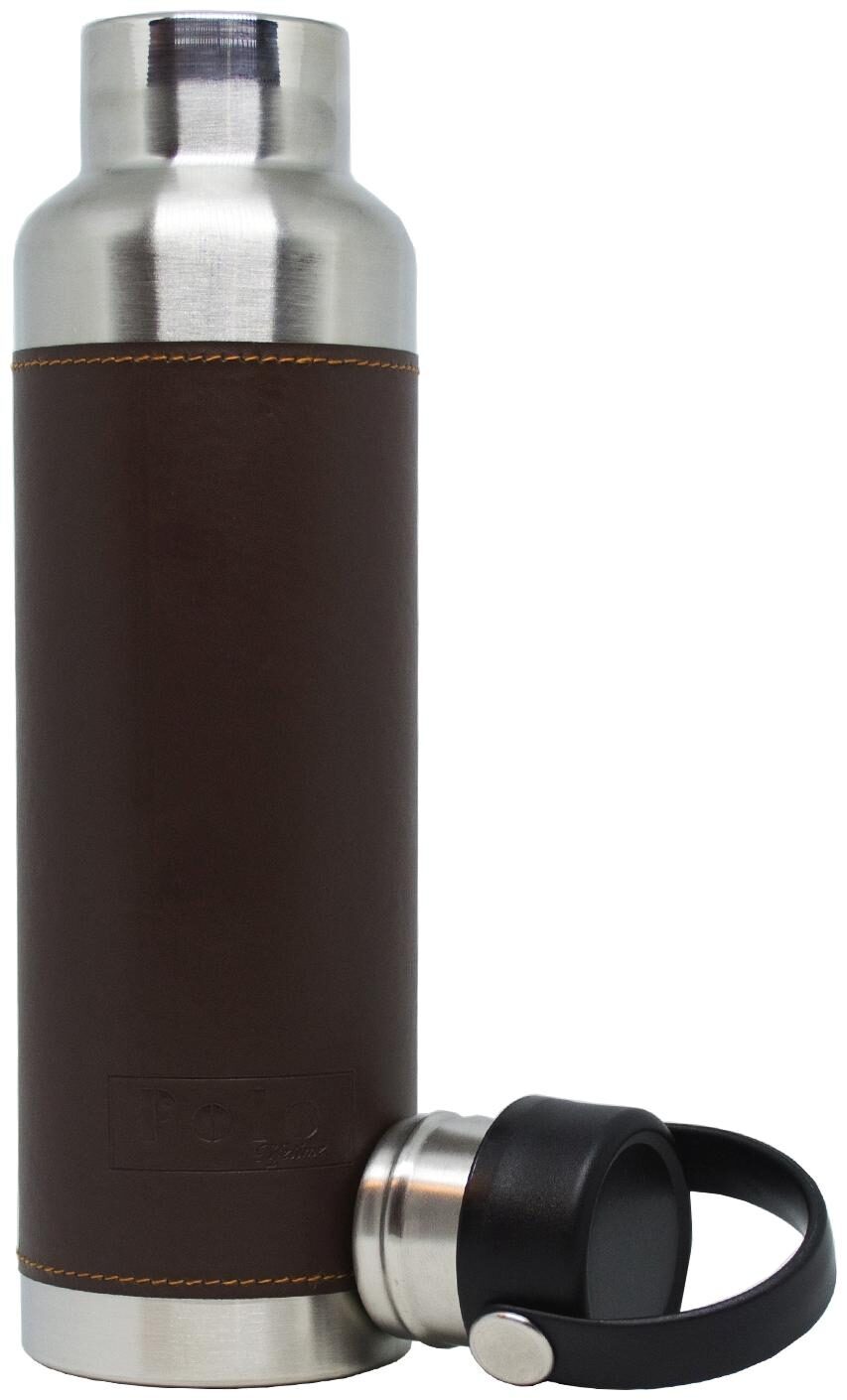 

Polo Lifetime Stainless Steel Brown Silver Water Bottle ( 750 ml Set of 1 )