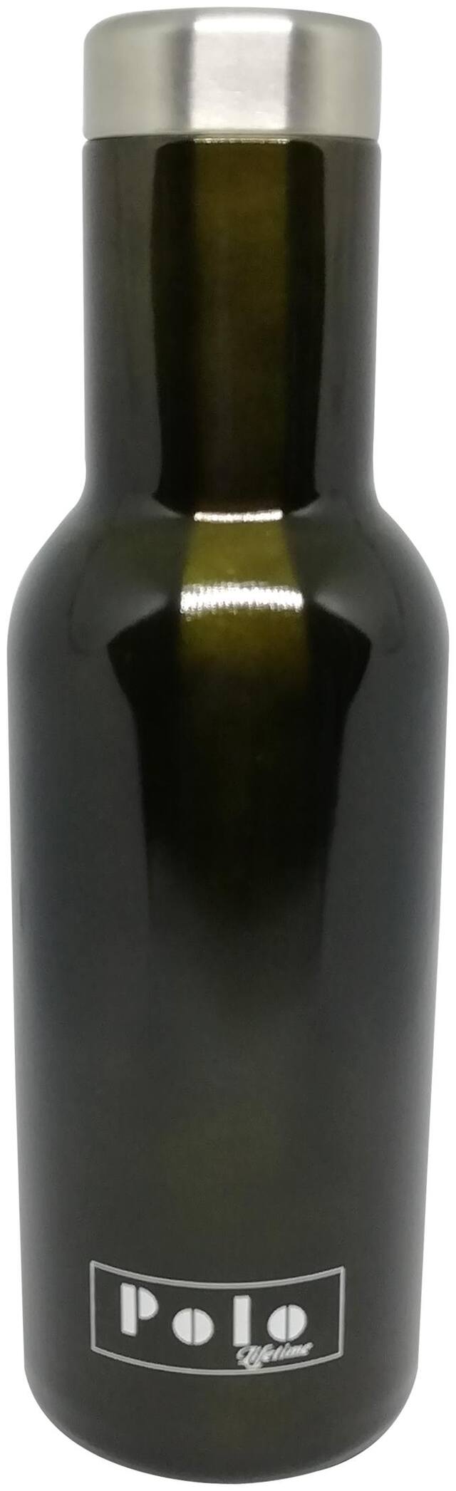 Polo Lifetime Stainless Steel Water Bottle Set of 1 ( Olive , 600 ml )