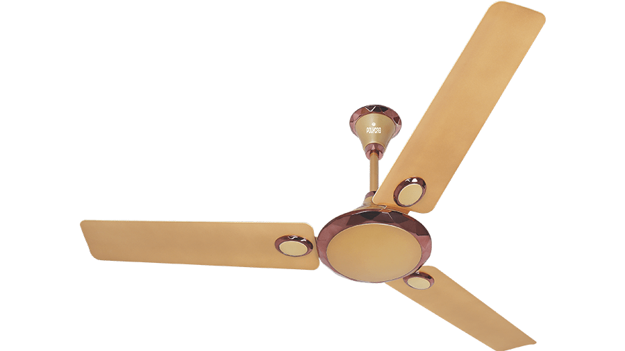 

Polycab Crystal 1200mm Ceiling Fan (Pearl Biege)