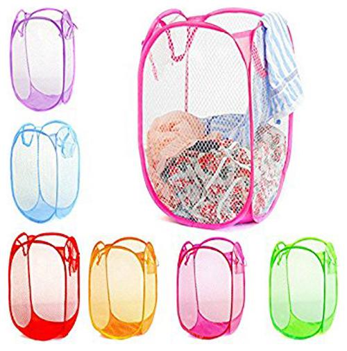 

Imported Products Nylon Assorted Laundry Basket ( Set of 1 )