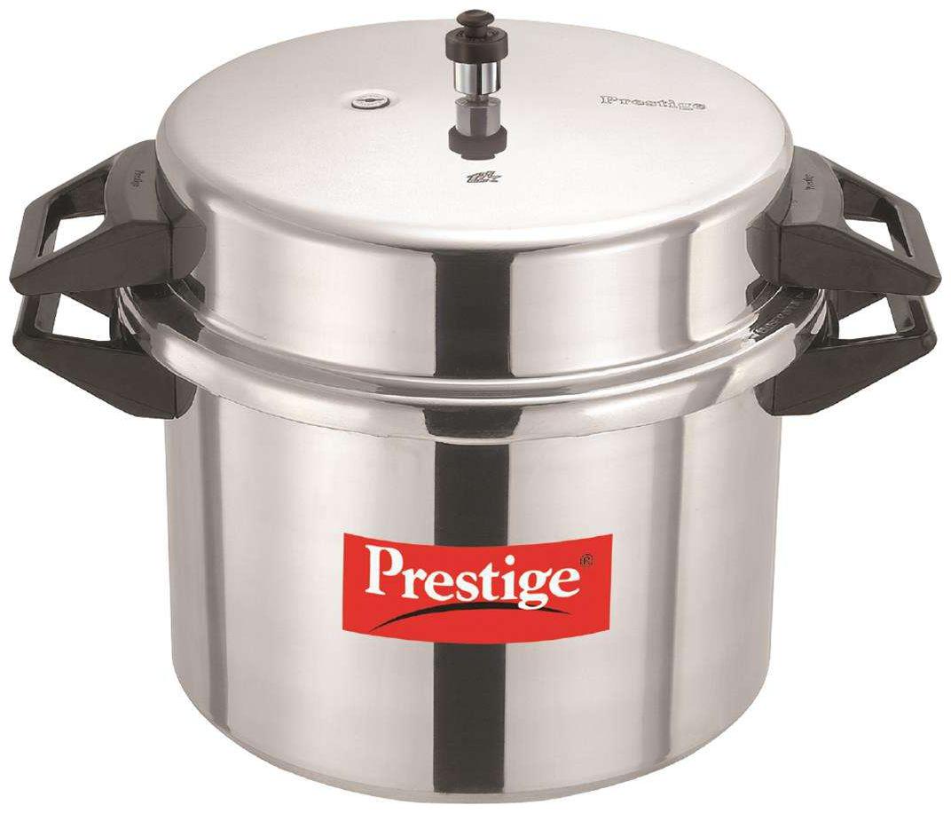 

Prestige Popular Aluminium Pressure Cooker with Outer Lid 20 Litres Silver
