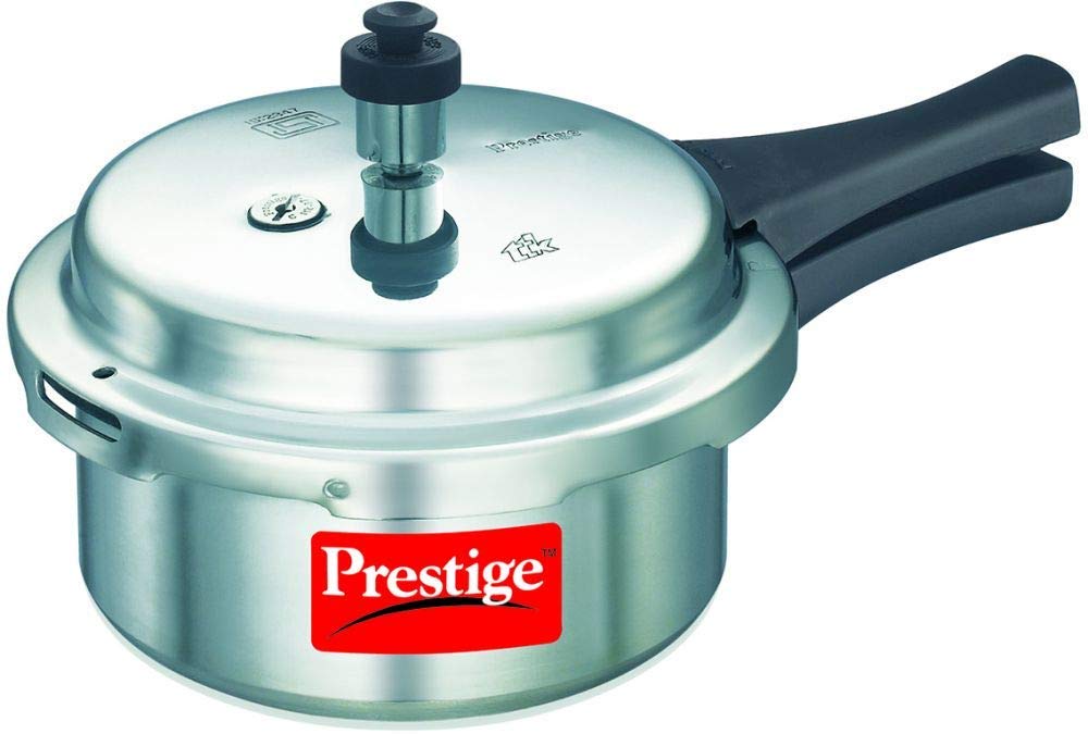 

Prestige Popular Aluminium Pressure Cooker 5 5 Litres Silver