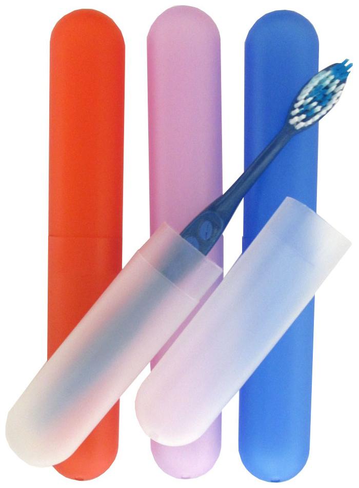 

Portable Toothbrush Cover Holder Travel Hiking Camping Brush Cap Case for Toothbrush (Assorted Color) Pack of 4