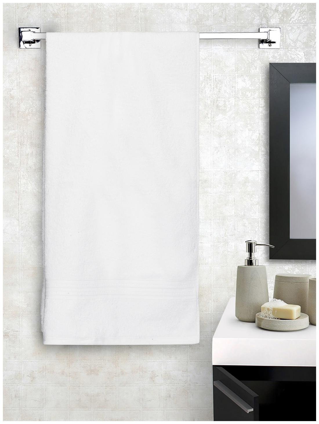 

Portico New York 450 GSM Cotton Bath towel ( 1 piece White )