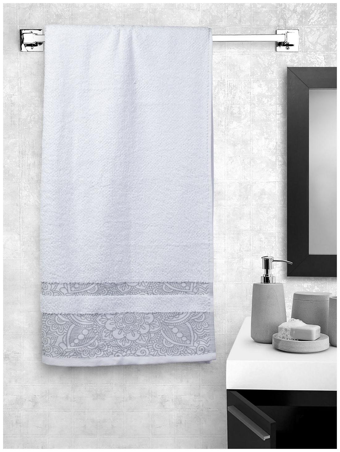 

Portico New York 600 GSM Cotton Bath towel ( 1 piece Off-white )