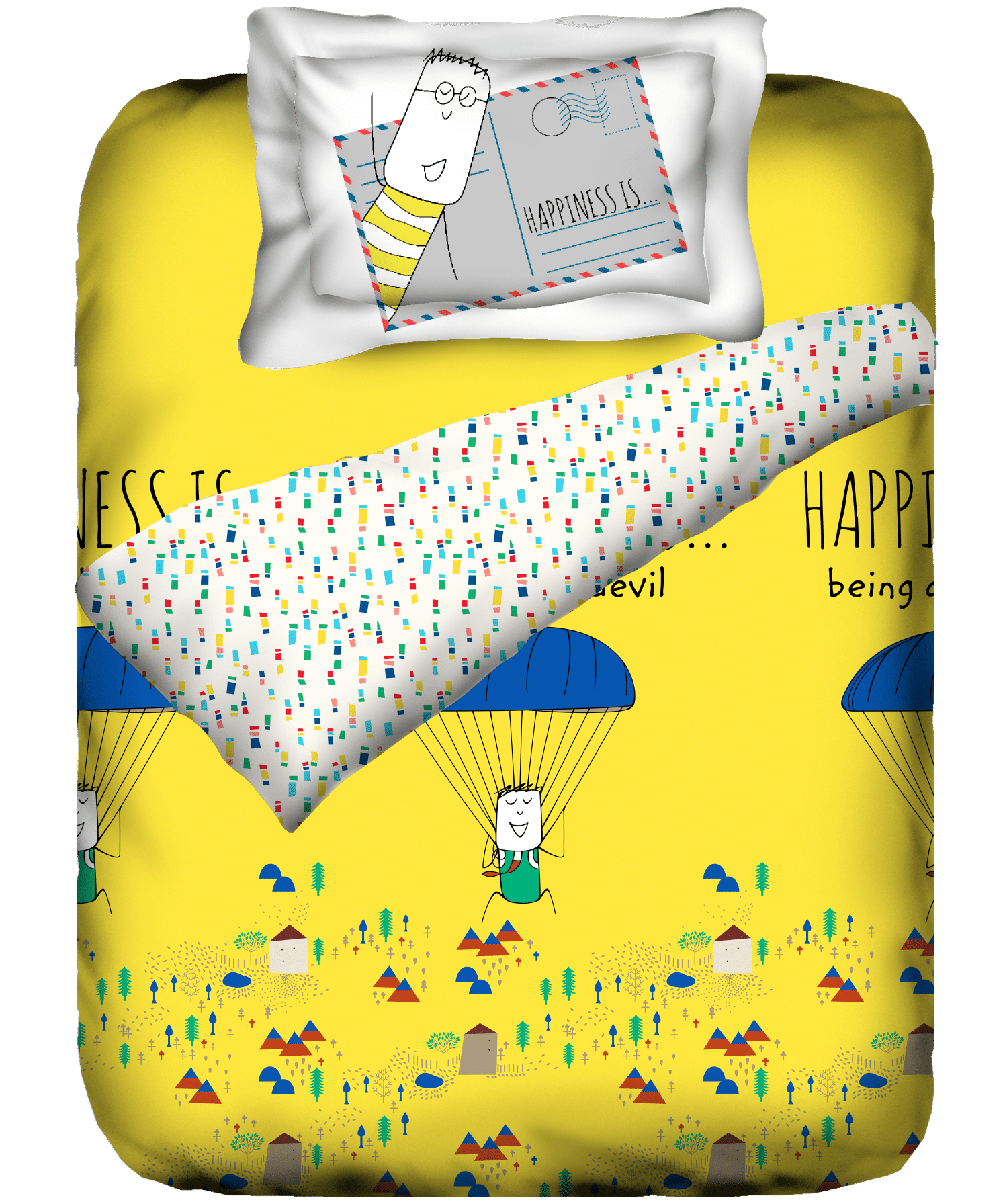 

Portico New York Cotton Printed King Size Bedsheet 300 TC ( 1 Bedsheet With 2 Pillow Covers Multi )