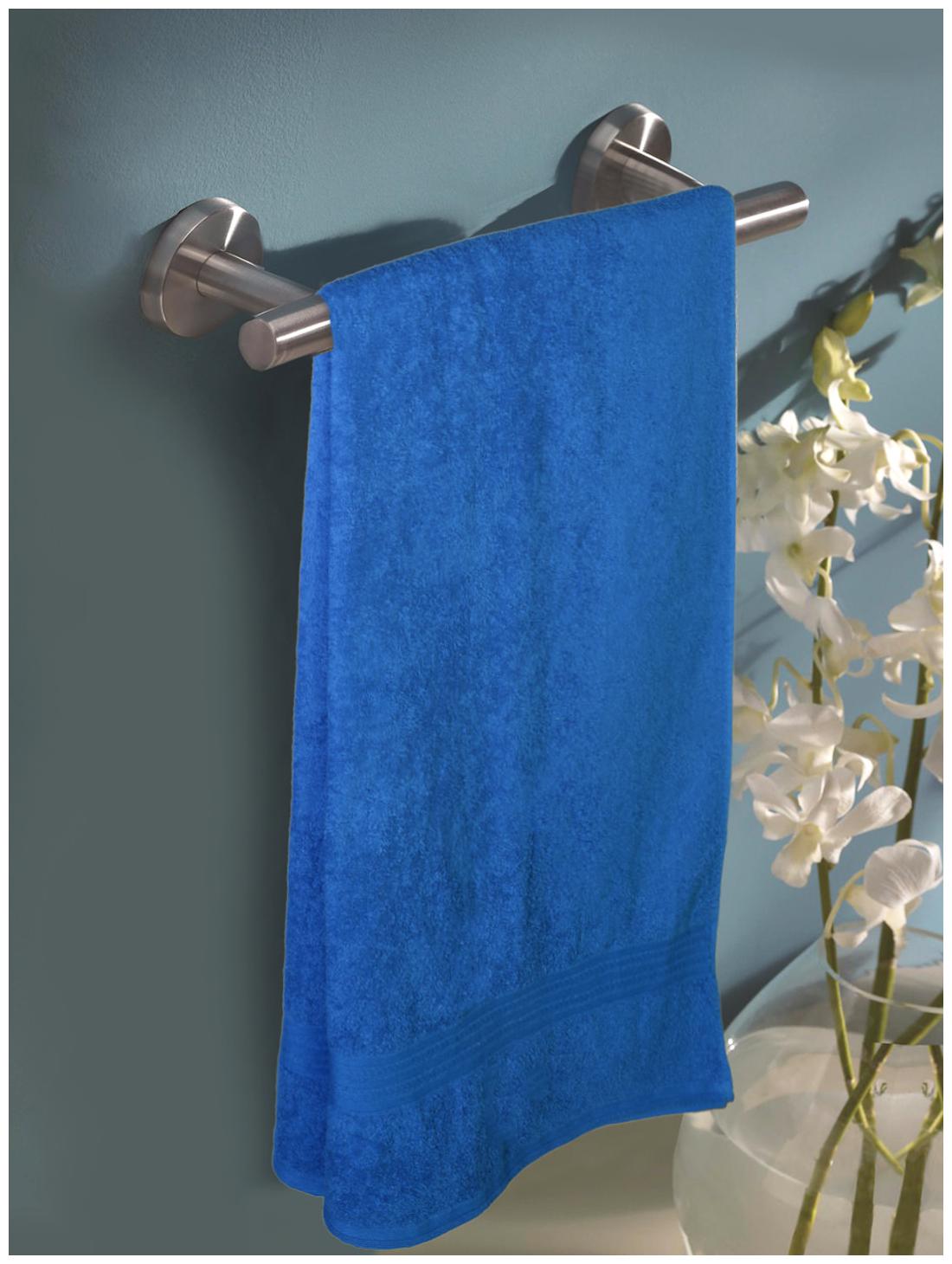 

Portico New York 450 GSM Cotton Bath towel ( 1 piece Blue )