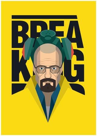 Posterskart Breaking Bad Walter Art Poster