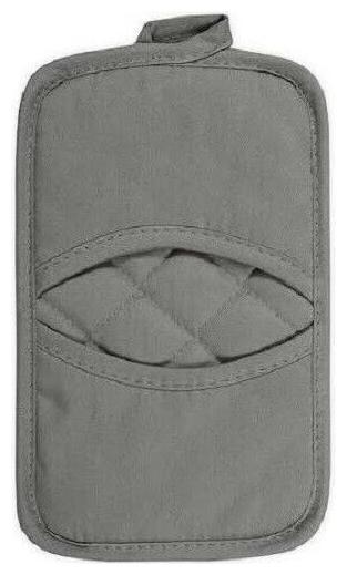

Pot Holder oven mitt trivet gray kitchen house gift cooks cooking BBQ 9 75 x6
