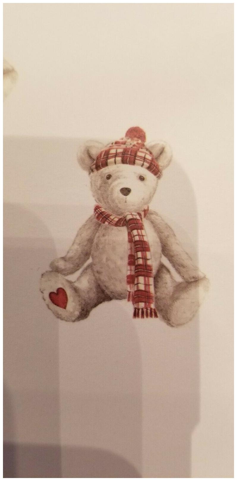 

Pottery Barn Teddy Bear Milk and Cookie set for St Jude Children Hos NIB