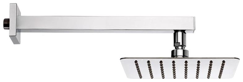 

Prayag aurio 6x6 Ultra Slim Brass Rain shower with 12 inch Arm