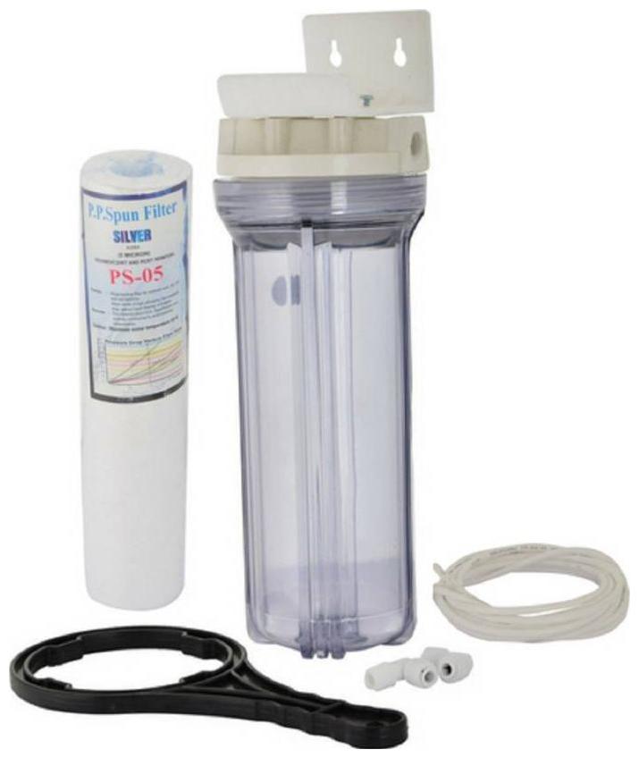 

Pre filter transparent housing
