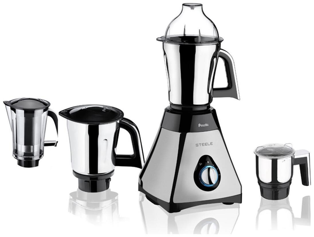 

Preethi MG-208 750 W Mixer Grinder ( Silver 4 Jars )