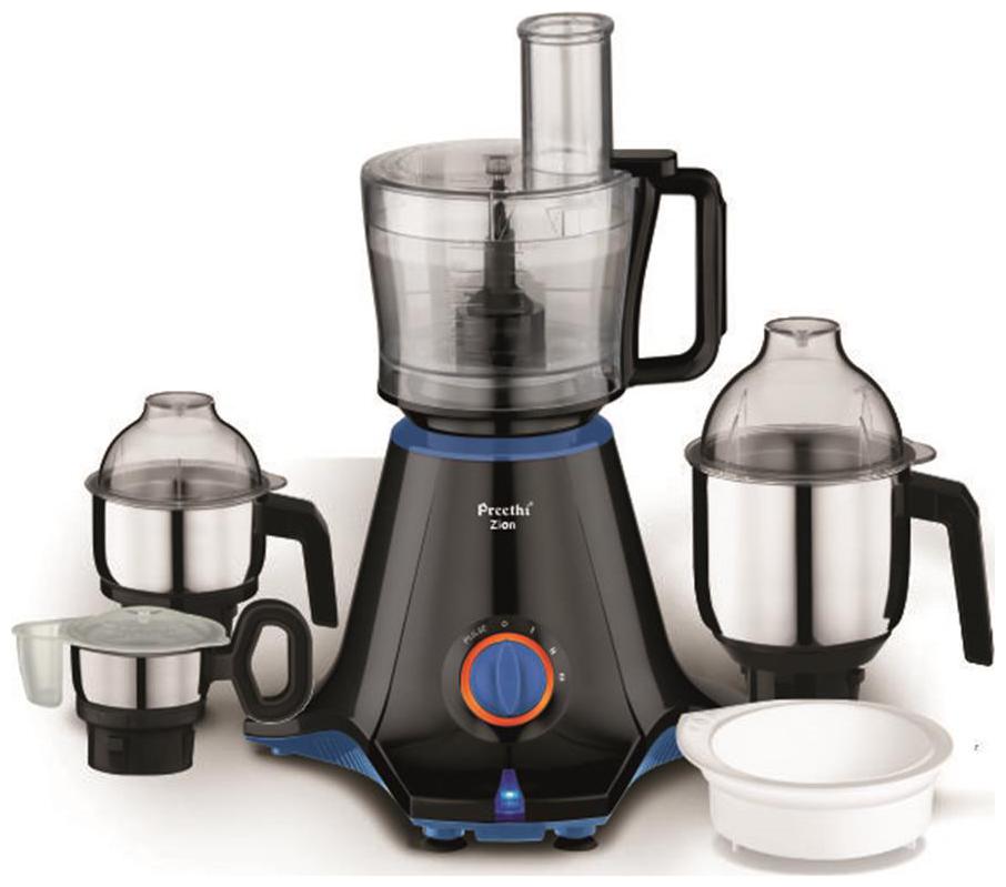 

Preethi MG-227 750 W Mixer Grinder ( Black 4 Jars )
