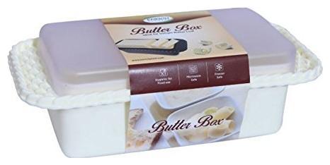 

Premium Quality ENRICH Plastic - 500 ml Plastic Microwave safe Food Storage butter box bin container tiffin bread loaf bread loaves box with lid cover Ideal fridge or kitchen storage unit