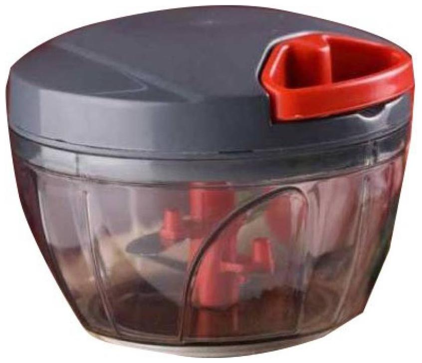 

Premium Quick Handy Chopper for Fruits Vegetables (BLACK AND RED)