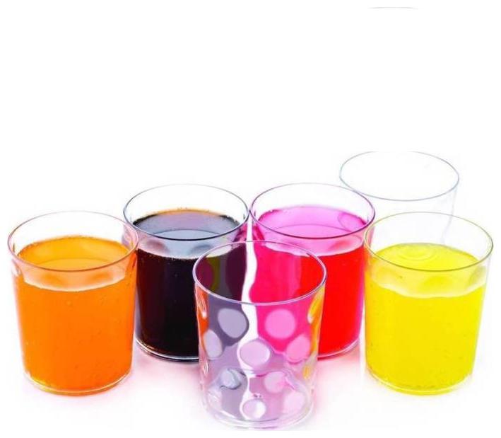 

Premium Water Glass Juice Glass Drinking Glass (Set of 6) Multi Color