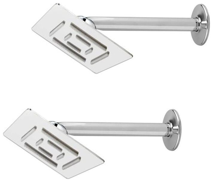 

Prestige 4x4 Maze Rain Shower Head with 22 86 cm (9 inch) Round Arm -Pack of 2