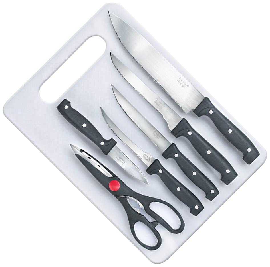 

PRESTIGE 7 pc KNIFE BOARD SET