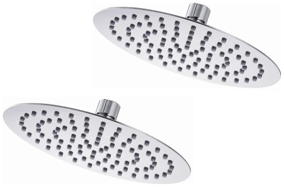 

Prestige 8x8 Ultra Slim Round Shower Head without Arm -Pack of 2