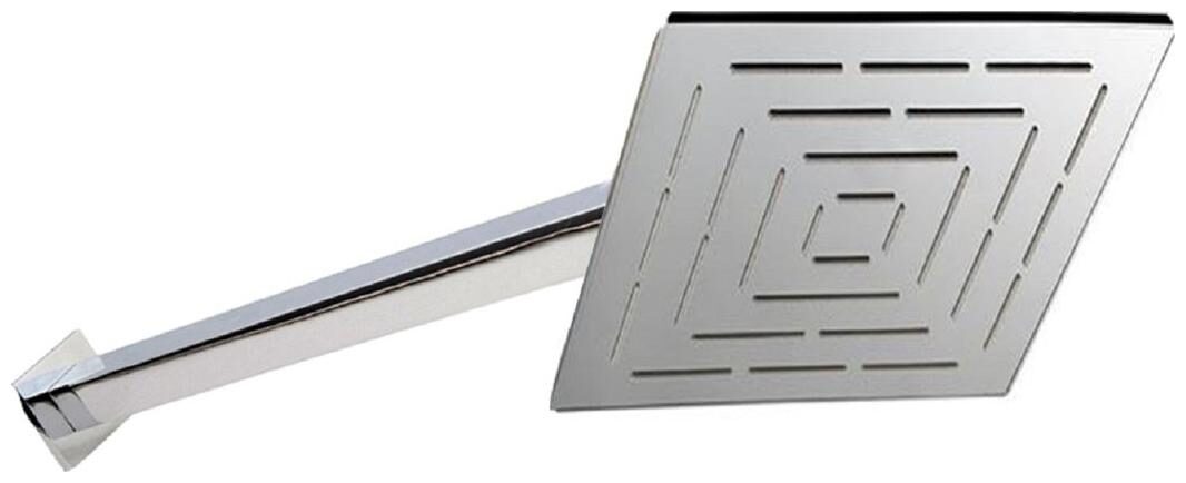 

Prestige Amaze 8x8 Ultra Slim Shower Head with 38 1 cm (15 inch) Arm