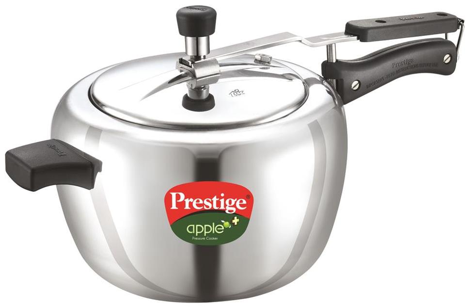 

Prestige Apple Plus Induction Base Aluminium Pressure Cooker 5 Litres