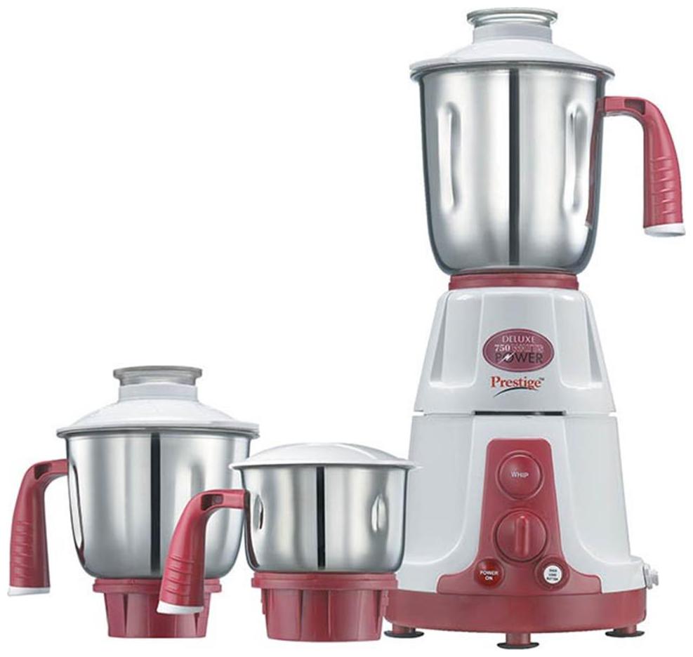 

Prestige DELUX VS 750 W Mixer Grinder ( Red White 3 Jars )