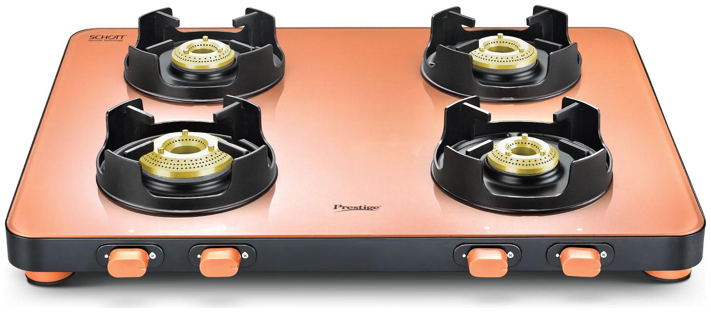 

Prestige Edge 4 Burner Regular Copper Gas Stove
