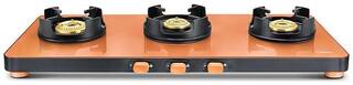 Prestige EDGE 3 Burner Regular Black Gas Stove