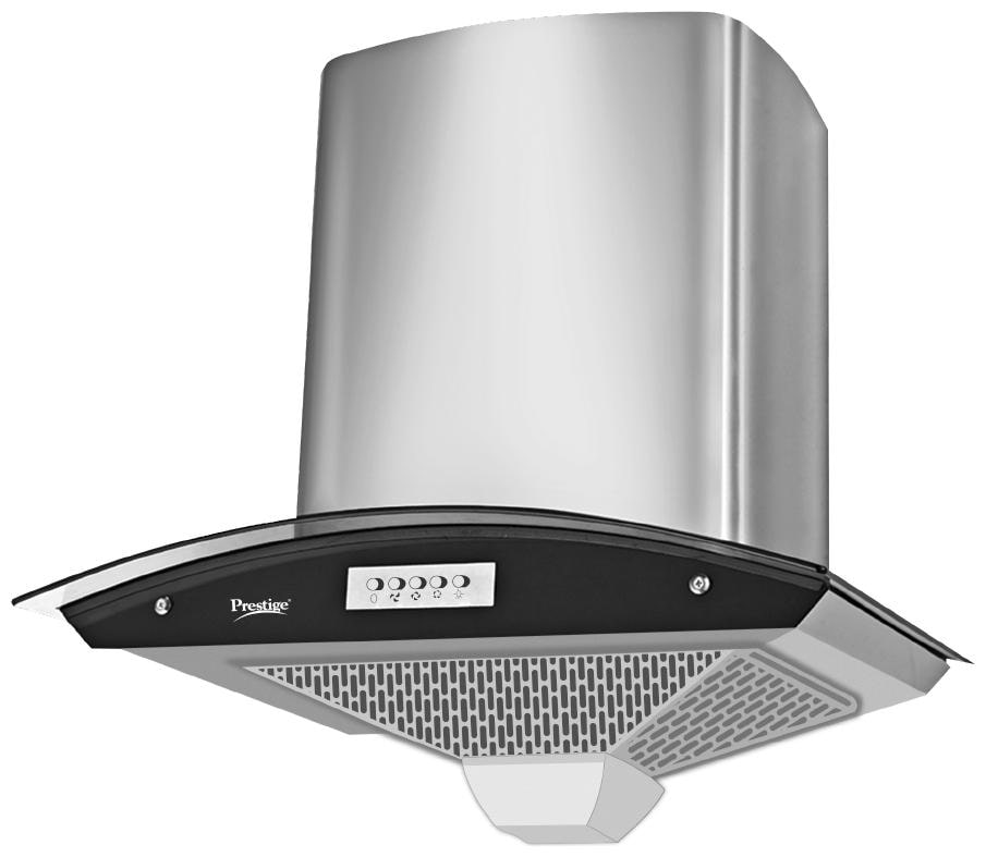 

Prestige Wall Mounted 60 cm 1100 m3 h Silver Chimney