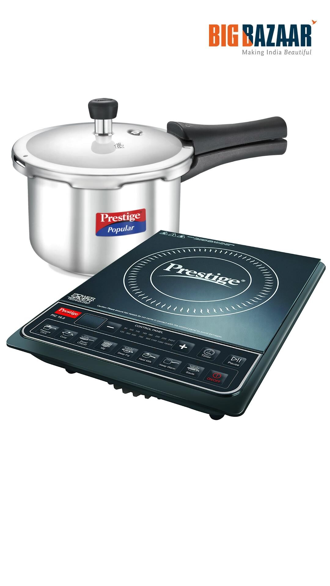 Buy Prestige Cookware Combos Induction Bottom Stainless Steel