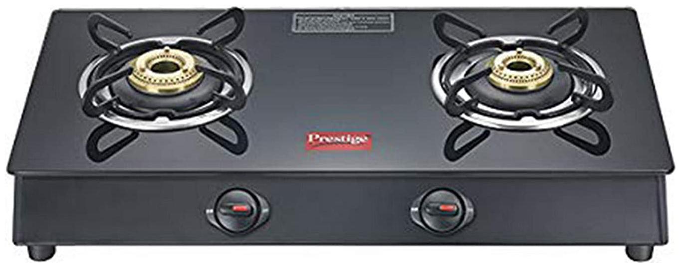 

Prestige Marvel Plus 2 Burner Regular Black Gas Stove ISI Certified