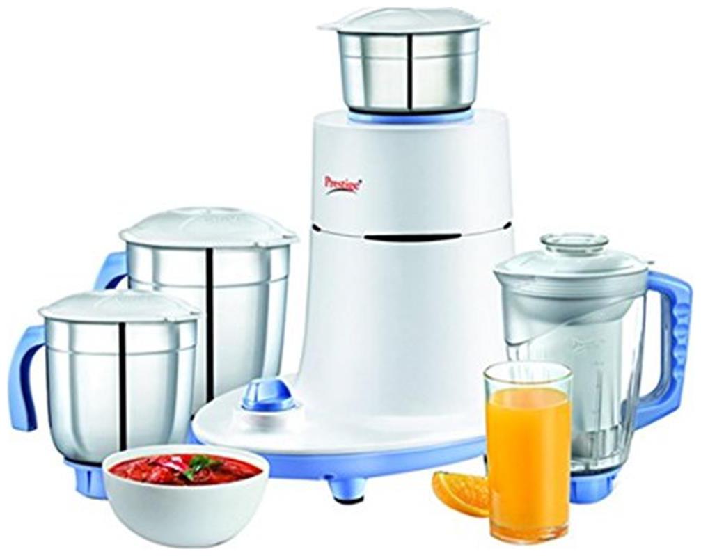 

Prestige MIST 550 W Juicer Mixer Grinder ( White Blue 4 Jars )