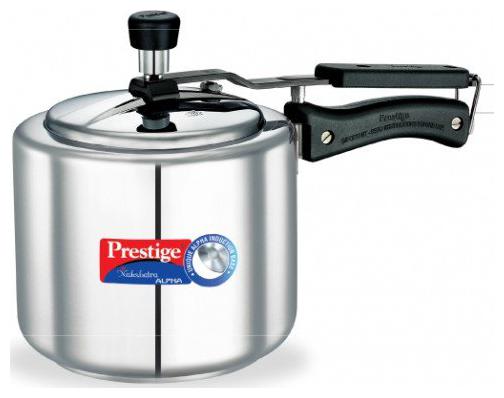 Prestige Nakshatra Plus Steel 20512 3 L Induction Bottom Pressure Cooker Stainless Steel