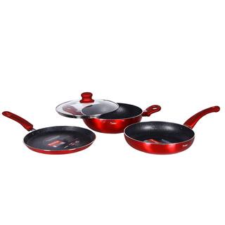 Prestige Cookware Combos Induction Bottom ( PTFE , Set of 4 )