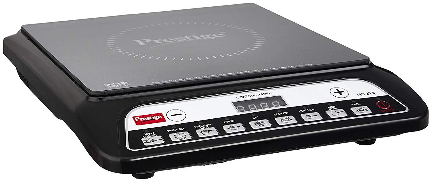 

Prestige PIC 20 1200 W Induction Cooktop ( Black Push Button Control)