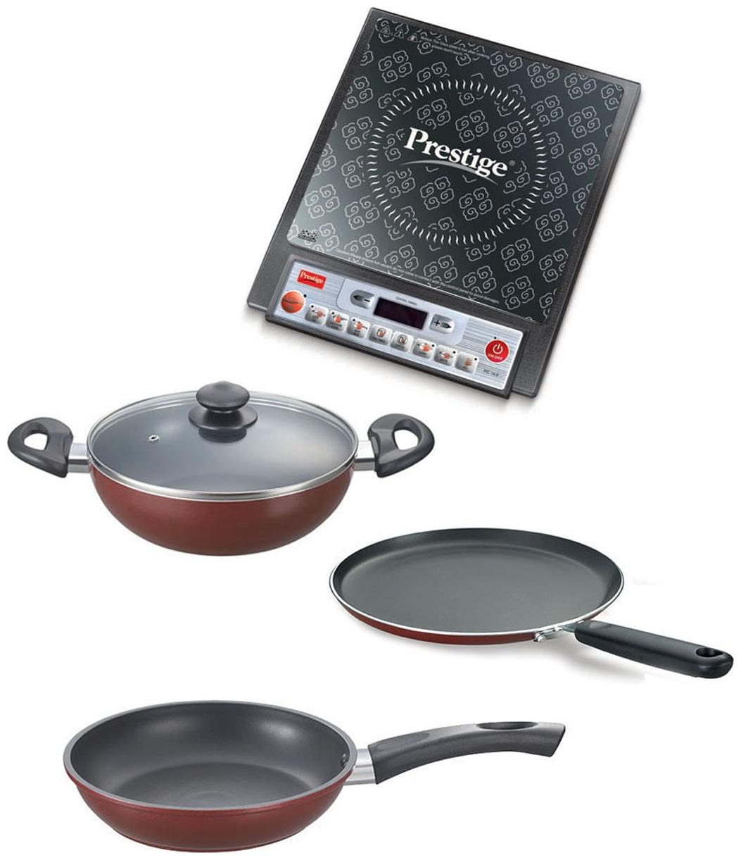 

Prestige PIC 14 0 1900 W Induction Cooktop ( Black Push Button Control)