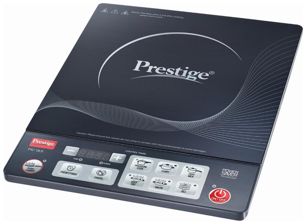 

Prestige PIC 19 1600 W Induction Cooktop ( Black Push Button Control)